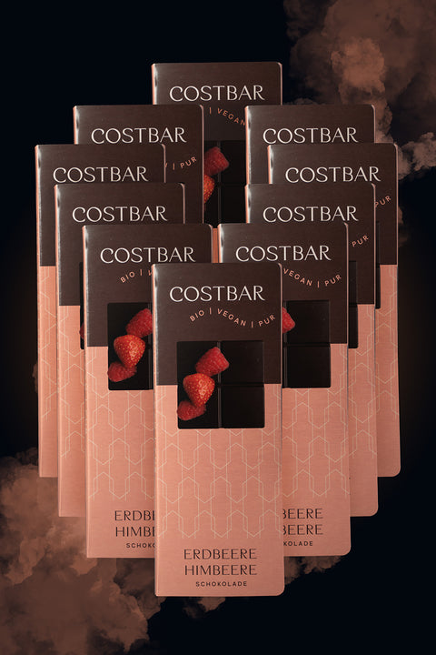 Costbar Schokolade Erdbeere Himbeere