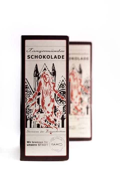 Tangermünder Schokolade - Bio vegane Schokolade mit 50% Kakaoanteil